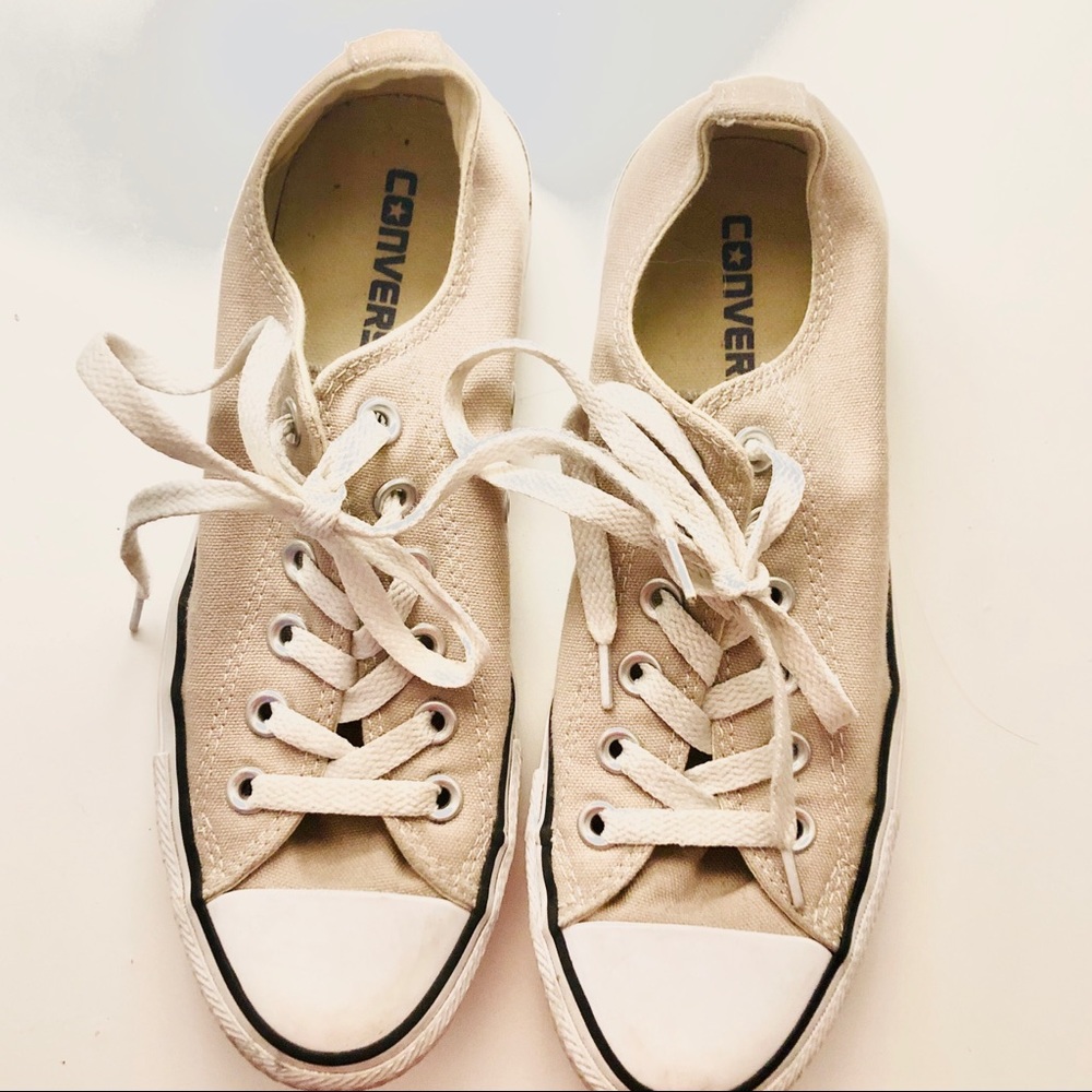 Tan Converse
